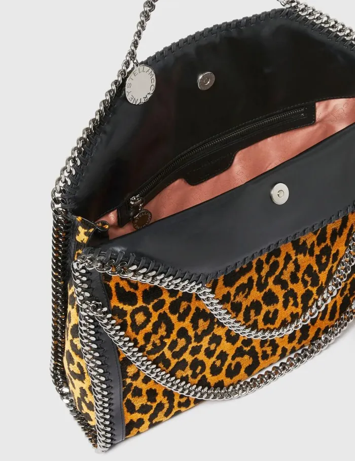 Women Leopard Falabella FoldOver Tote Bag Leopard Print Stella McCartney TopHandle Bags Women Leopard Falabella FoldOver Tote Bag Leopard Print Stella McCartney TopHandle Bags