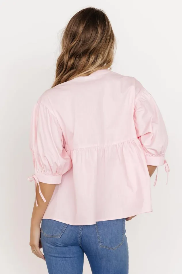 Women Lexi Tie Top Pink Baltic Born Blouses and Shirts