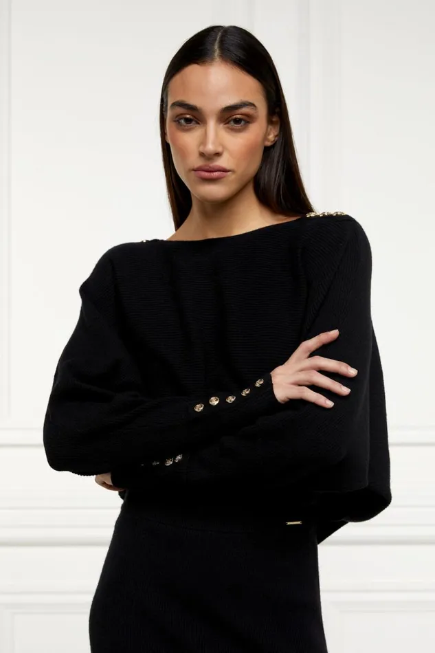 Women Leyla Knit Black Holland Cooper Knitwear Women Leyla Knit Black Holland Cooper Knitwear