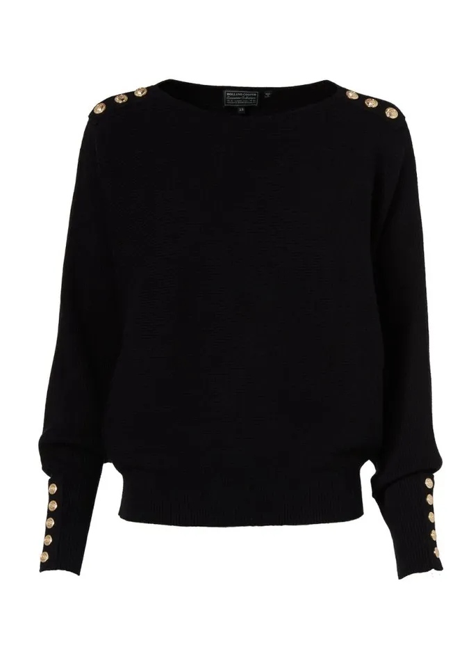 Women Leyla Knit Black Holland Cooper Knitwear Women Leyla Knit Black Holland Cooper Knitwear