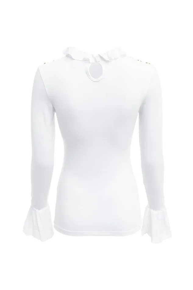 Women Lilibet Jersey Tee White Holland Cooper Tops