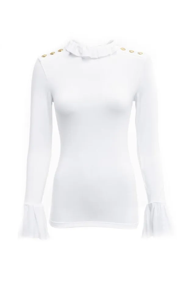 Women Lilibet Jersey Tee White Holland Cooper Tops