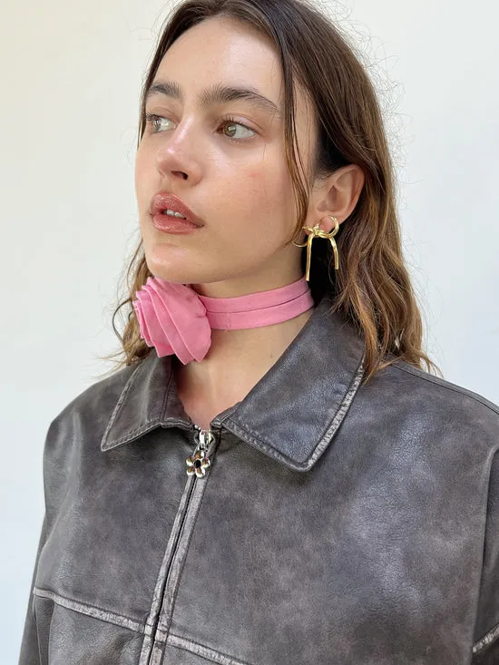 Women Lisa Says Gah Bows Earrings Gold Jewelry