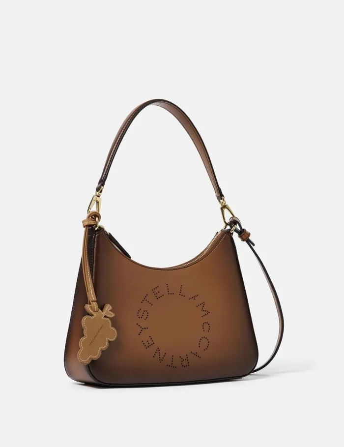 Women Logo Crossbody Shoulder Bag Aged Brown Stella McCartney Mini Bags And Clutches