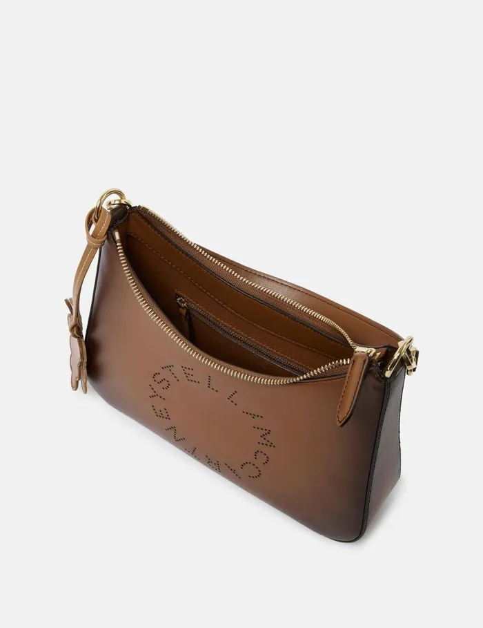 Women Logo Crossbody Shoulder Bag Aged Brown Stella McCartney Mini Bags And Clutches