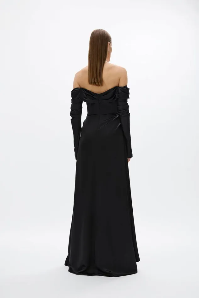 Women Long Sleeve Dresses Rachel Gilbert LUCIEN SLEEVE GOWN Women Long Sleeve Dresses Rachel Gilbert LUCIEN SLEEVE GOWN