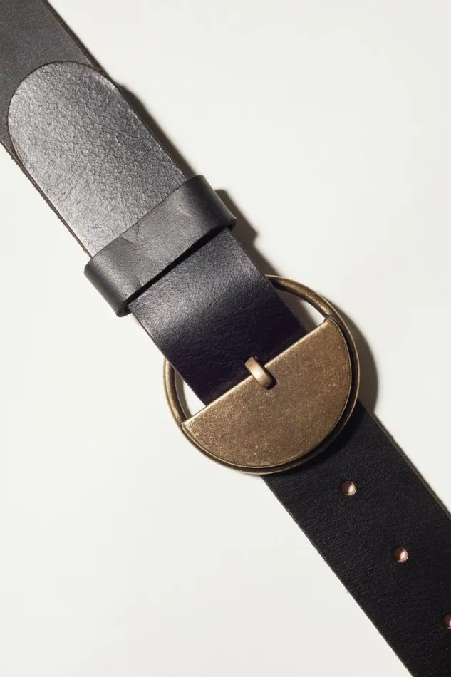 Women Lucky Brand Belts Modern Buckle Belt Black Women Lucky Brand Belts Modern Buckle Belt Black