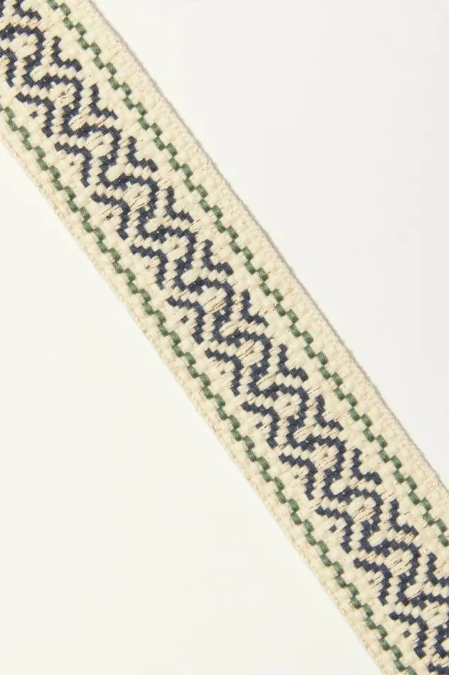 Women Lucky Brand Belts Woven Wrap Belt Medium Dark Blue