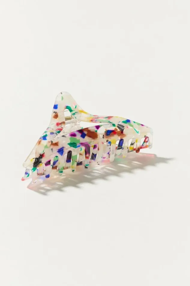 Women Lucky Brand Hair Accessories Triangle Multicolor Claw Multi