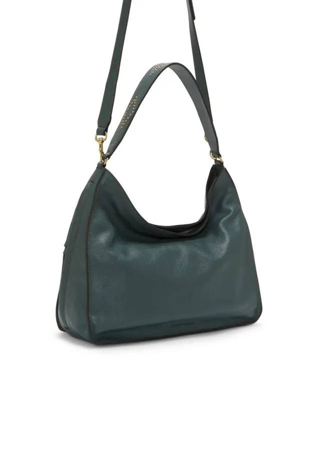 Women Lucky Brand Handbags Iris Studded Shoulder Bag Light Green