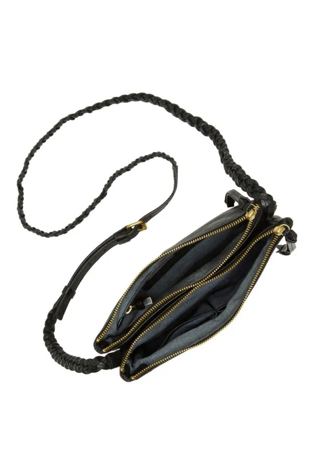 Women Lucky Brand Handbags Jema Crossbody Black