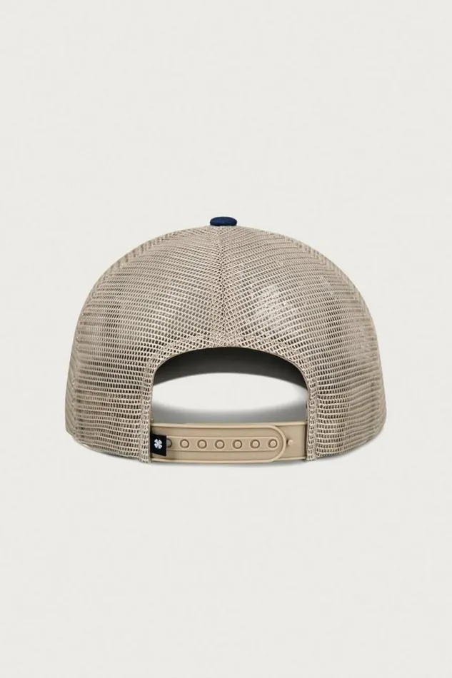 Women Lucky Brand Hats Luckys Burger Joint Trucker Dark Blue