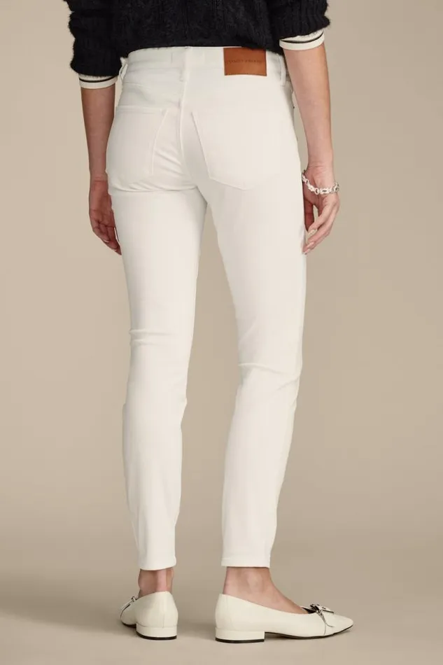 Women Lucky Brand Jeans Ava Mid Rise Skinny Bright White