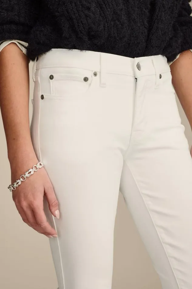 Women Lucky Brand Jeans Ava Mid Rise Skinny Bright White