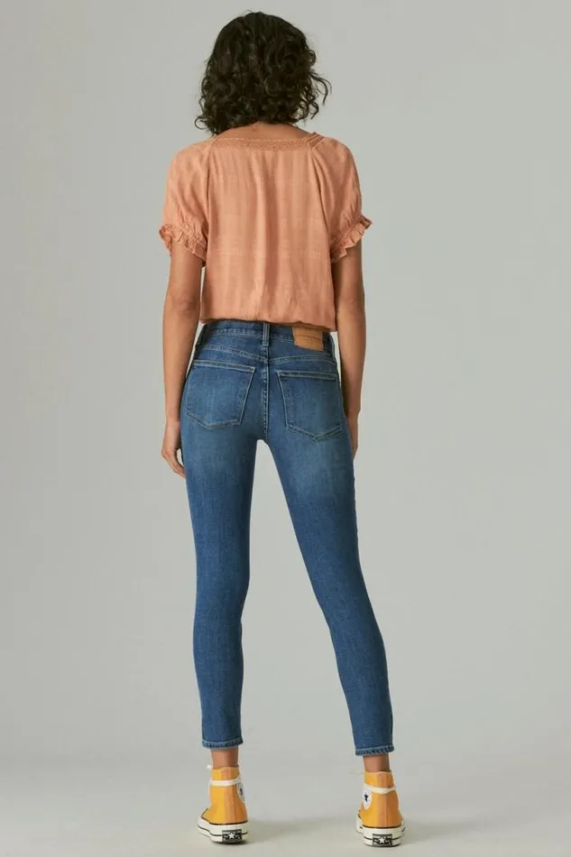 Women Lucky Brand Jeans High Rise Bridgette Skinny Finchley Road