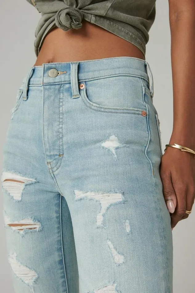 Women Lucky Brand Jeans High Rise Bridgette Skinny Girl Crush Dest