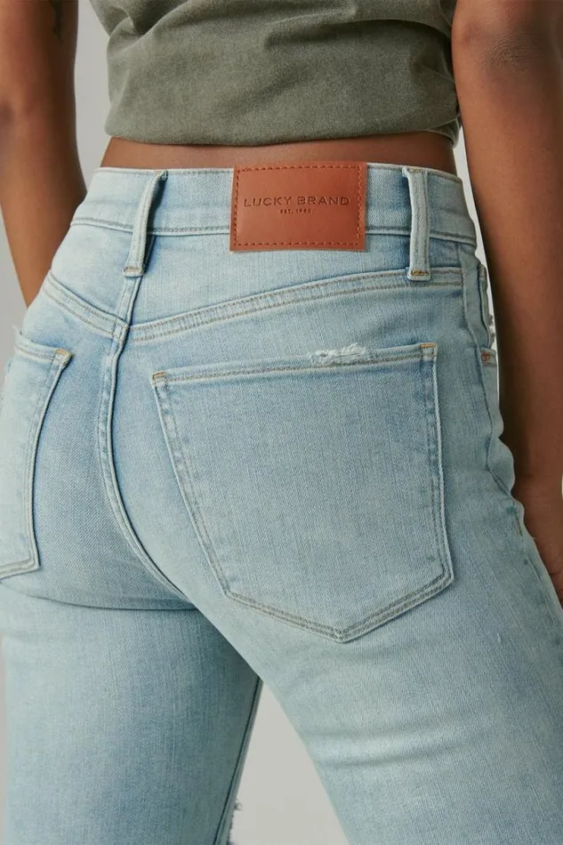 Women Lucky Brand Jeans High Rise Bridgette Skinny Girl Crush Dest