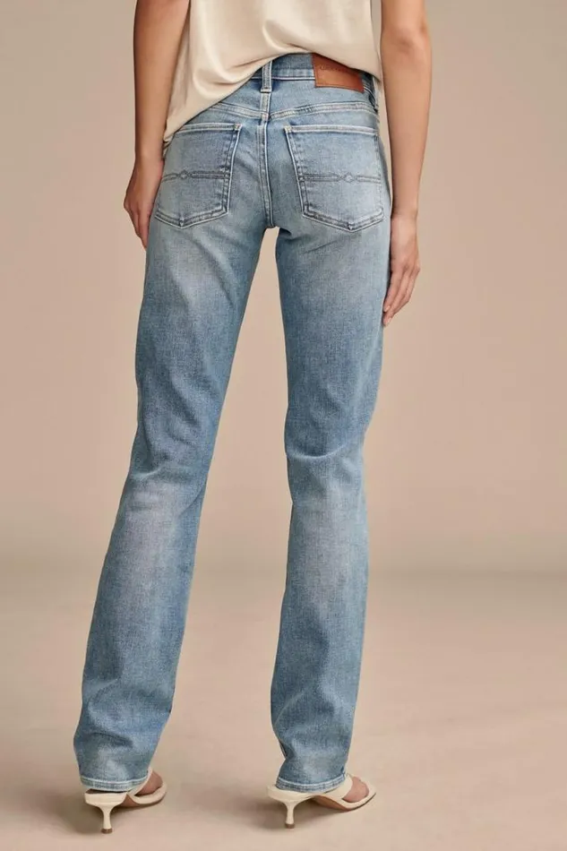 Women Lucky Brand Jeans Mid Rise Sweet Straight Wanderer