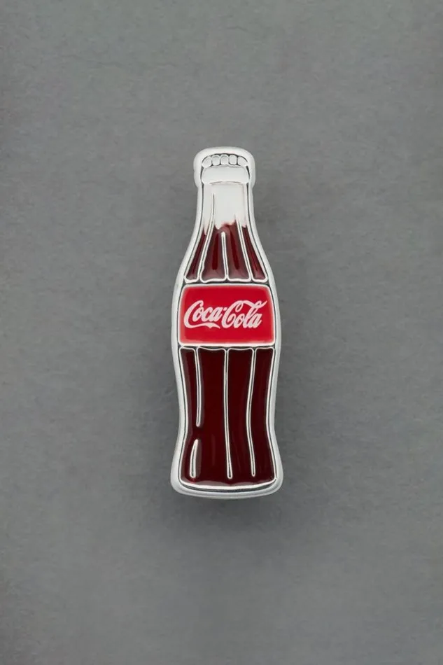 Women Lucky Brand Jewelry Cocacola Classic Bottle Pin Silver
