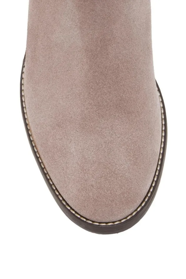 Women Lucky Brand Shoes Bitsie Ruched Boot Camel