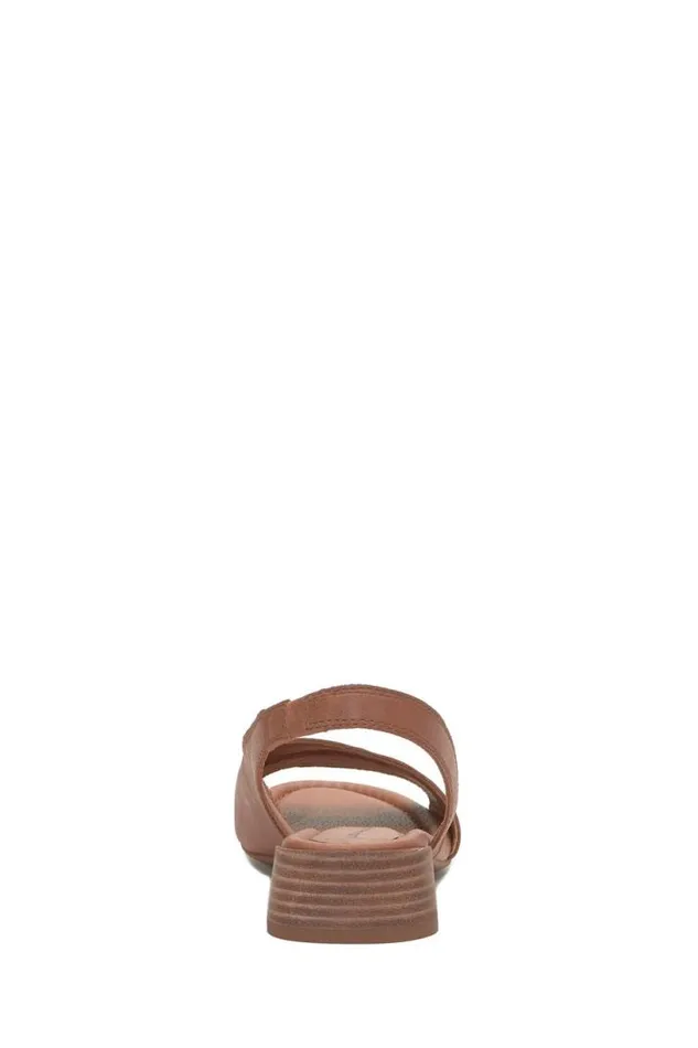 Women Lucky Brand Shoes Rimma Low Heel Camel