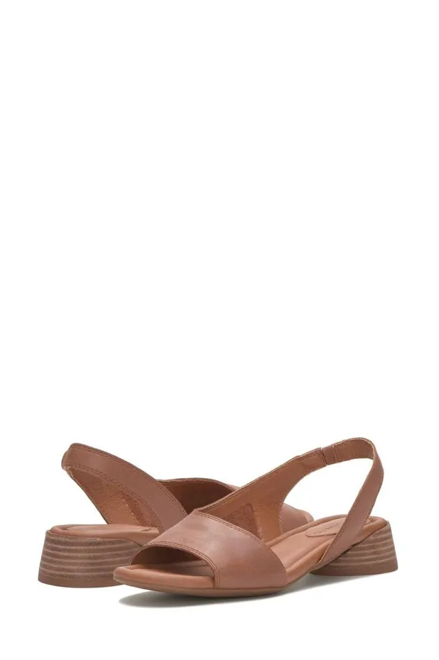 Women Lucky Brand Shoes Rimma Low Heel Camel