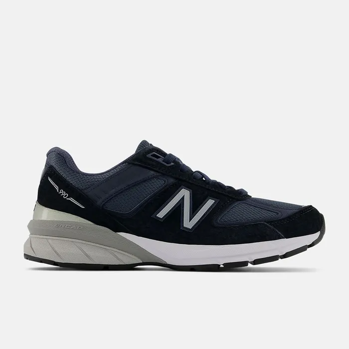 Women MADE In USA 990v5 Core Navy With Silver New Balance Lifestyle