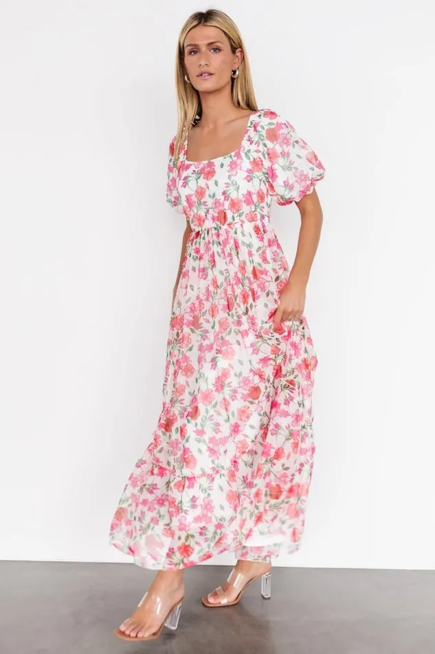Women Margo Maxi Dress Pink Multi Floral Baltic Born Maxi Dresses Women Margo Maxi Dress Pink Multi Floral Baltic Born Maxi Dresses