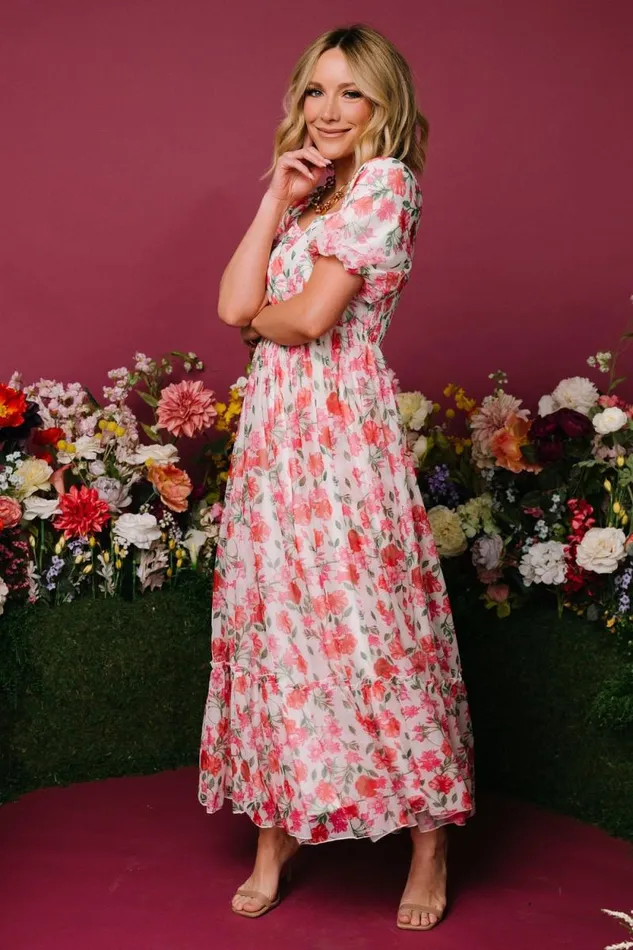 Women Margo Maxi Dress Pink Multi Floral Baltic Born Maxi Dresses Women Margo Maxi Dress Pink Multi Floral Baltic Born Maxi Dresses