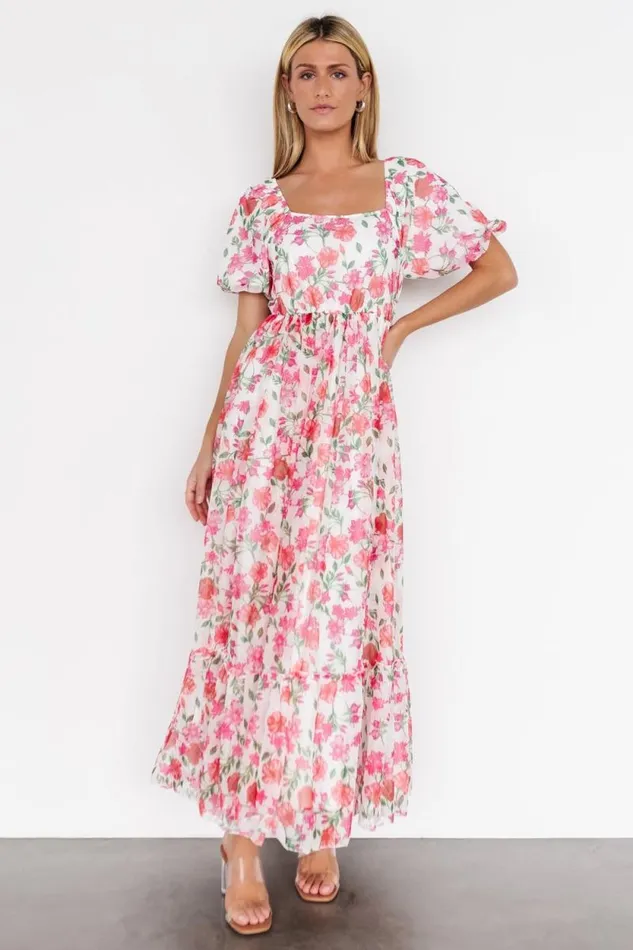 Women Margo Maxi Dress Pink Multi Floral Baltic Born Maxi Dresses Women Margo Maxi Dress Pink Multi Floral Baltic Born Maxi Dresses