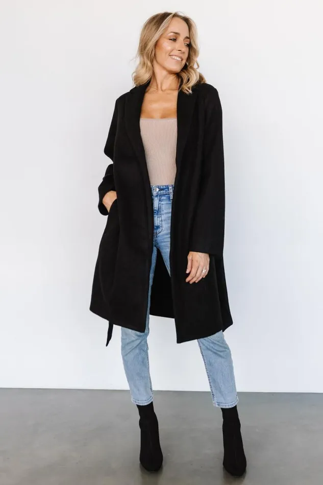 Women Martin Trench Coat Black Baltic Born Outerwear