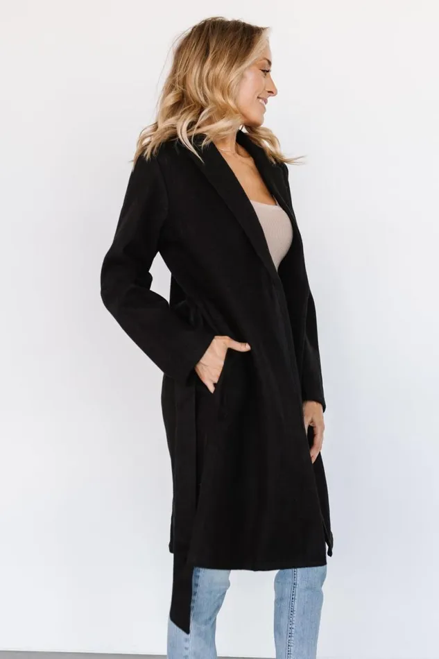 Women Martin Trench Coat Black Baltic Born Outerwear Women Martin Trench Coat Black Baltic Born Outerwear