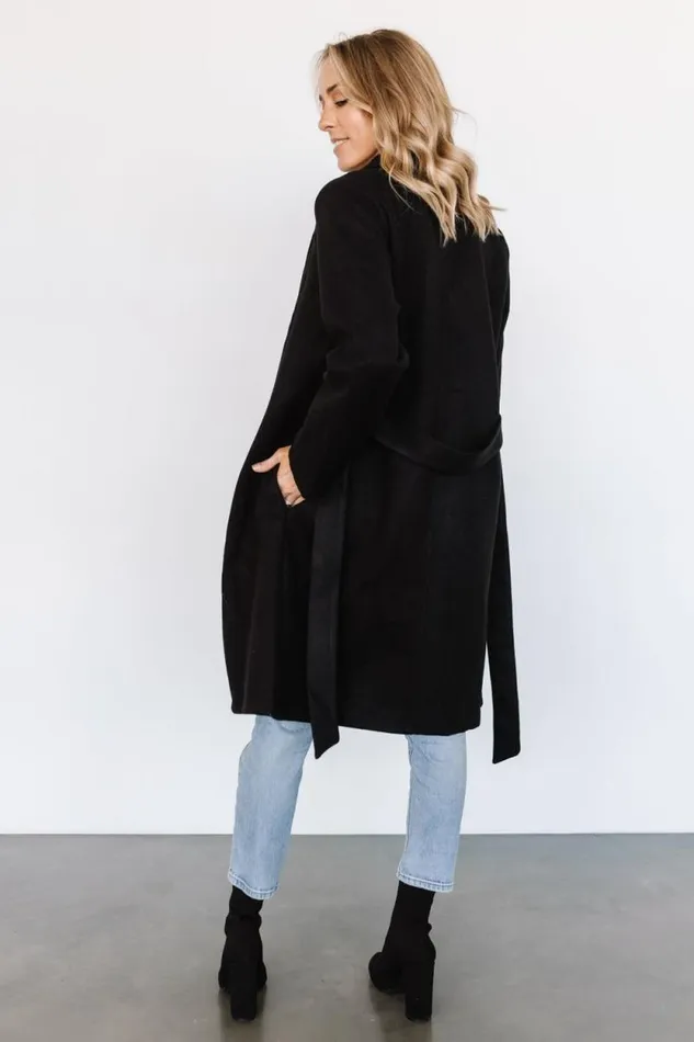 Women Martin Trench Coat Black Baltic Born Outerwear Women Martin Trench Coat Black Baltic Born Outerwear