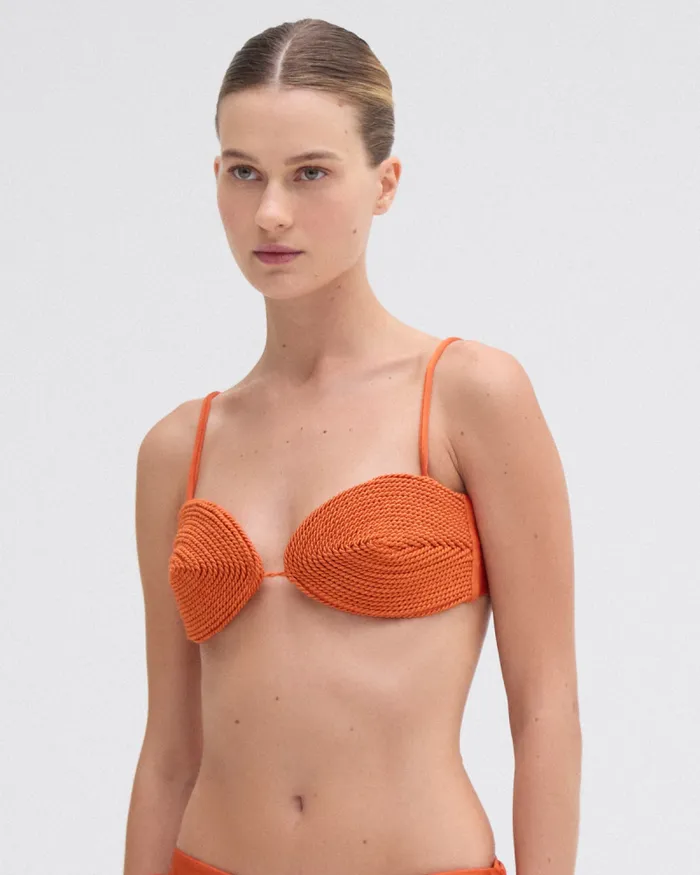 Women Matching Sets PatBO JERSEY SANDS BRAIDED BIKINI TOP Papric
