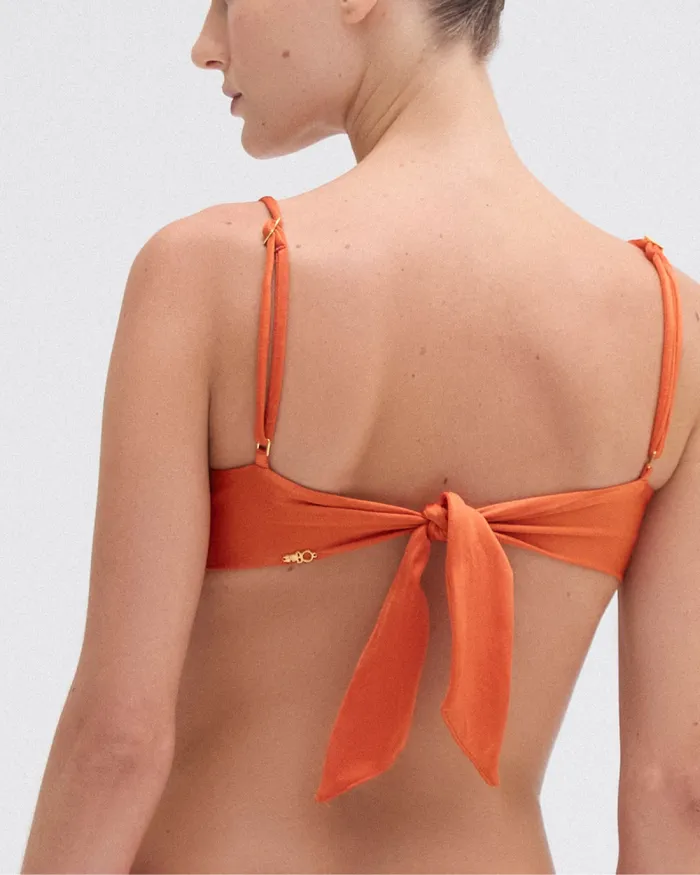 Women Matching Sets PatBO JERSEY SANDS BRAIDED BIKINI TOP Papric