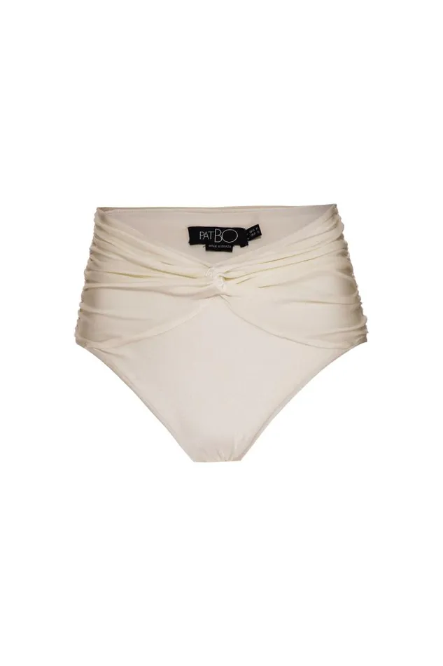 Women Matching Sets PatBO VSHAPE BIKINI BOTTOM FINAL SALE White Women Matching Sets PatBO VSHAPE BIKINI BOTTOM FINAL SALE White
