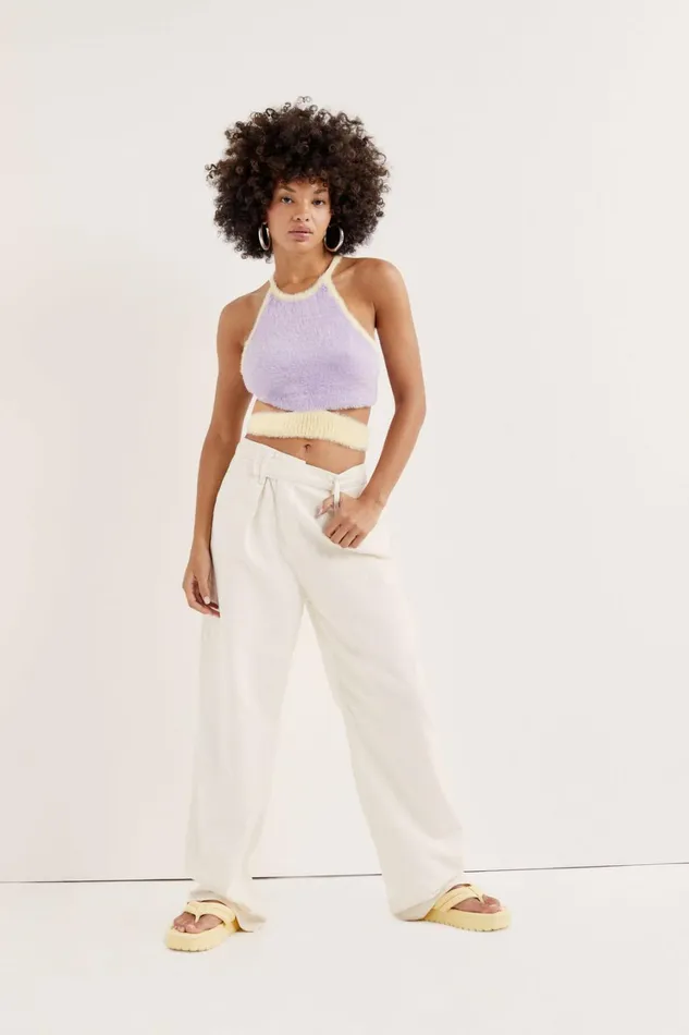 Women Maureen Cut Out Top Purple For Love and Lemons Tops