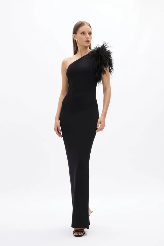 Women Maxi Dresses Rachel Gilbert Rachel Gilbert ELCIE GOWN 8211 BLACK