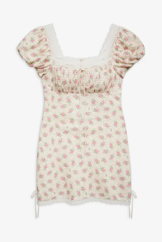 Women Maxine Mini Dress Ivory For Love and Lemons Dresses