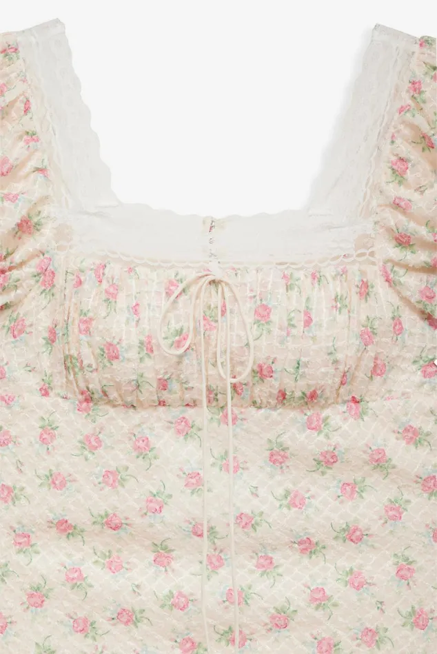 Women Maxine Mini Dress Ivory For Love and Lemons Dresses