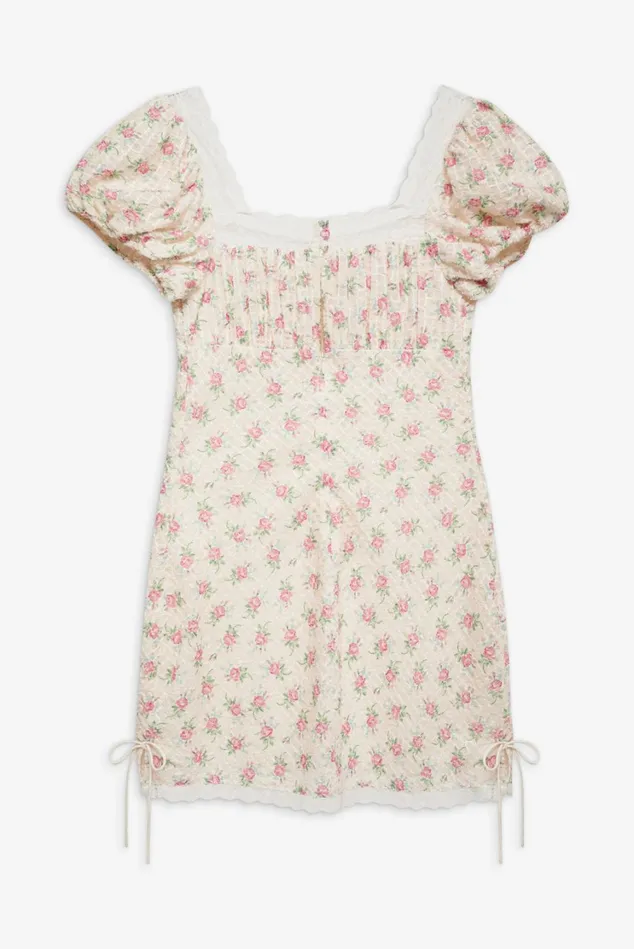 Women Maxine Mini Dress Ivory For Love and Lemons Dresses