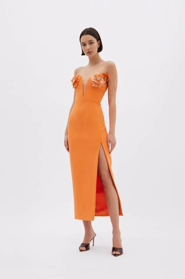 Women Midi Dresses Rachel Gilbert BOWIE DRESS Women Midi Dresses Rachel Gilbert BOWIE DRESS