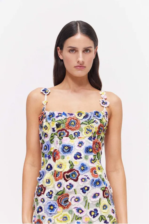 Women Midi Dresses Rachel Gilbert CAMDEN DRESS Women Midi Dresses Rachel Gilbert CAMDEN DRESS