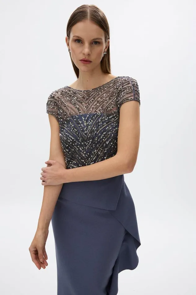Women Midi Dresses Rachel Gilbert Rachel Gilbert GINGETTE DRESS 8211 NAVY Women Midi Dresses Rachel Gilbert Rachel Gilbert GINGETTE DRESS 8211 NAVY