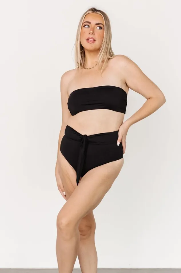 Women Milos High Waist Bikini Bottom Black Baltic Born Bikini Women Milos High Waist Bikini Bottom Black Baltic Born Bikini