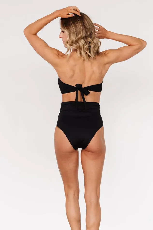 Women Milos High Waist Bikini Bottom Black Baltic Born Bikini Women Milos High Waist Bikini Bottom Black Baltic Born Bikini