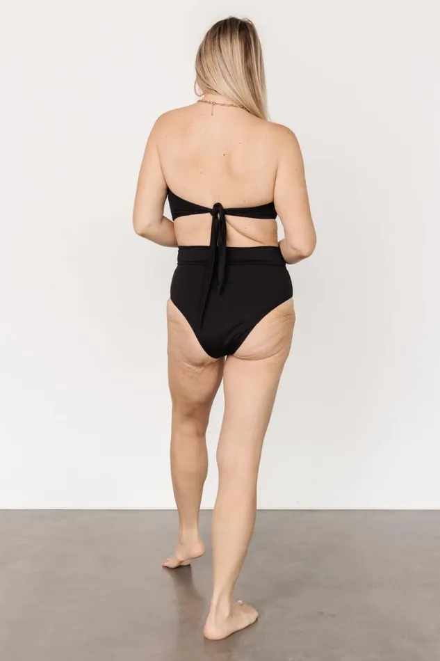 Women Milos High Waist Bikini Bottom Black Baltic Born Bikini Women Milos High Waist Bikini Bottom Black Baltic Born Bikini