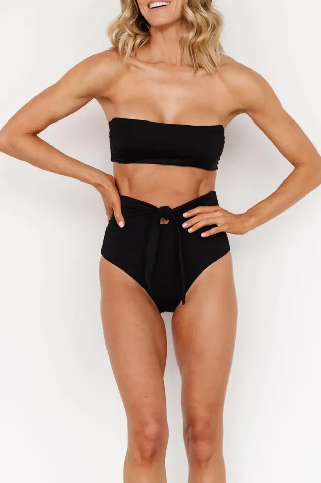 Women Milos High Waist Bikini Bottom Black Baltic Born Bikini Women Milos High Waist Bikini Bottom Black Baltic Born Bikini