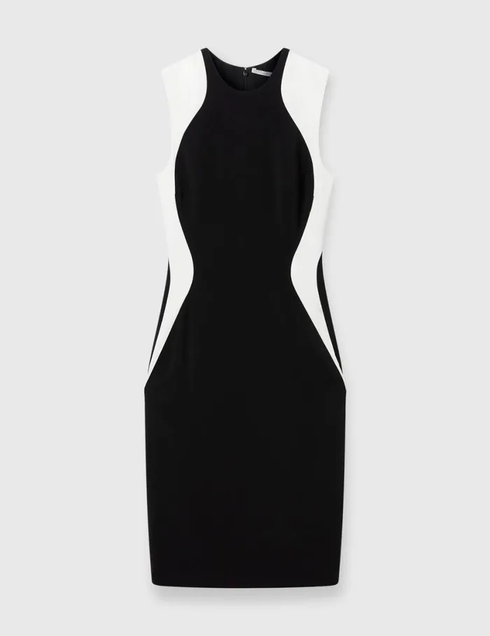 Women Miracle Mini Dress Black And White Stella McCartney Dresses