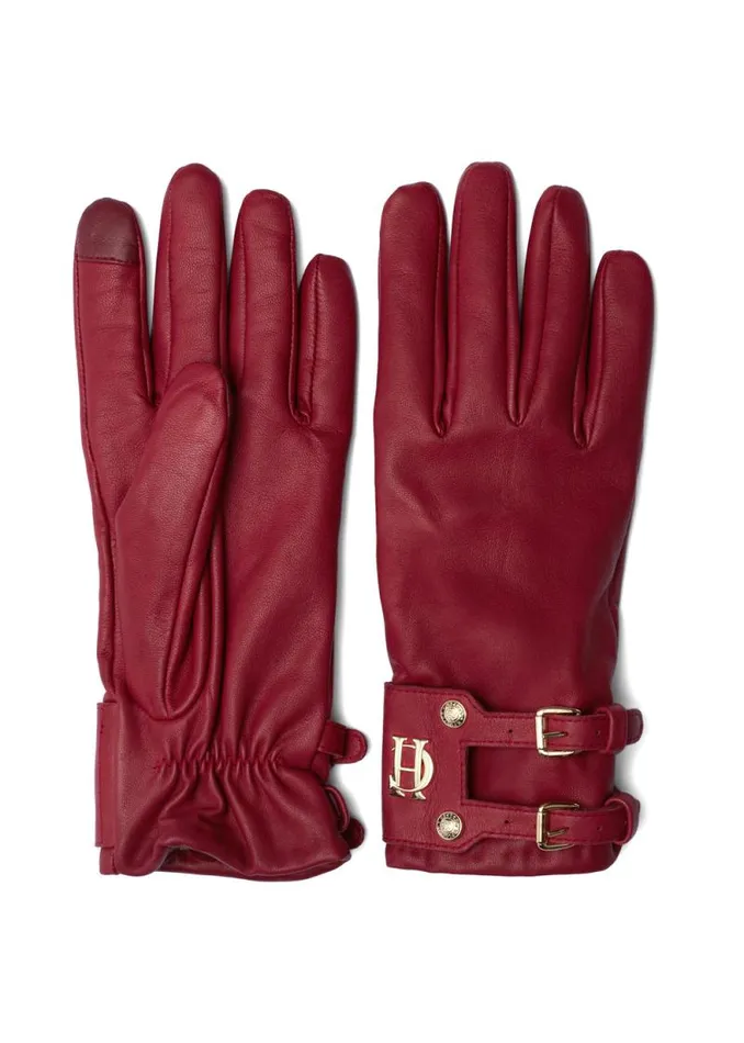 Women Monogram Leather Gloves Mulberry Holland Cooper Gloves